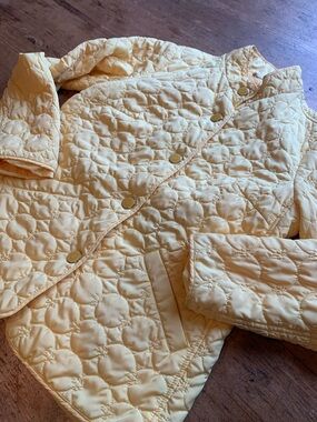 Charter Club Sunny Yellow Quilted Blazer